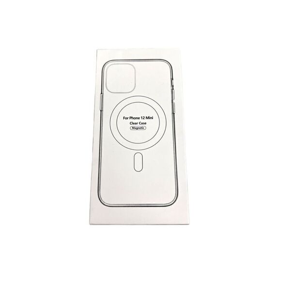 Magnetic Phone Case for iPhone 12 mini/12/12 Pro (Clear) - Picture 1 of 4